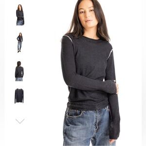Paychi Guh Worsted Cashmere Sweater Large